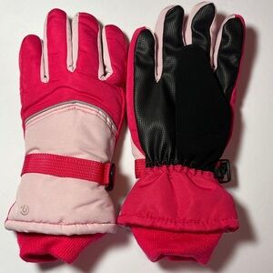 Champion Kids Pink and Black Gloves